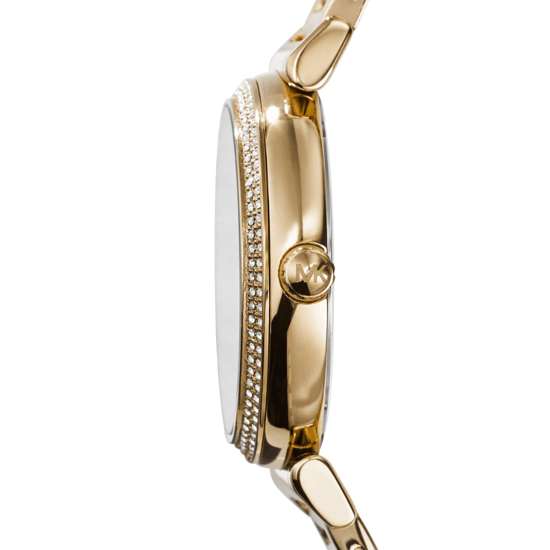 Michael Kors MK3332 Catlin Kristallen Wijzerplaat Dameshorloge, Geel Goud, 38 mm - Image 4