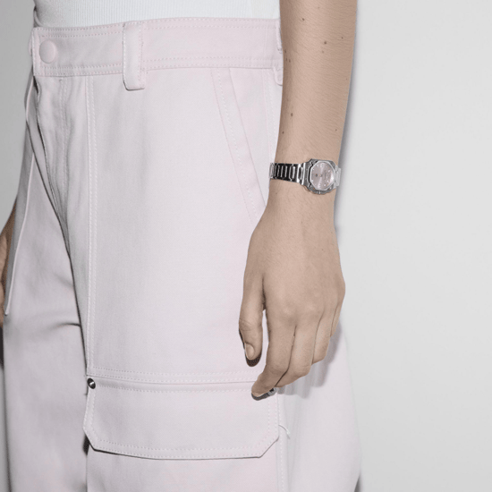 Gucci G-Flat YA166501 Dames Roze Wijzerplaat RVS Horloge 30mm - Image 4