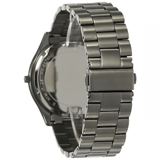 Michael Kors MK8576 Slim Runway Unisex 44mm Gunmetal Horloge - Image 2