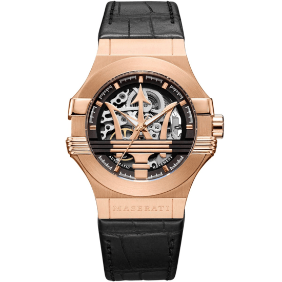 Maserati Potenza R8821108002 Automatische Skeleton 42 mm Herenhorloge - Image 1