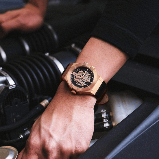 Maserati Potenza R8821108002 Automatische Skeleton 42 mm Herenhorloge - Image 5