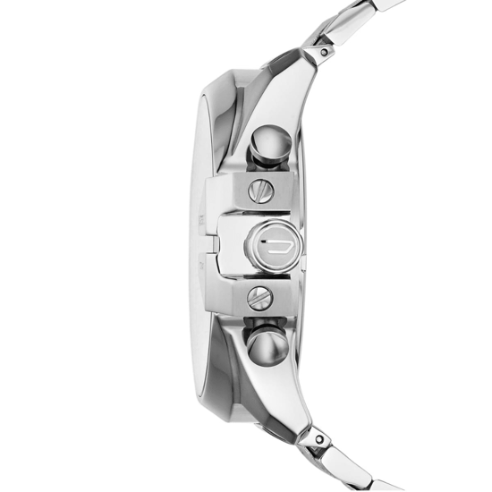 Diesel Mega Chief DZ4328 Chronograaf 51mm Zilveren RVS Herenhorloge - Image 4