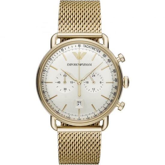 Emporio Armani AR11315 Heren Chronograaf Horloge - Gouden RVS - Image 1