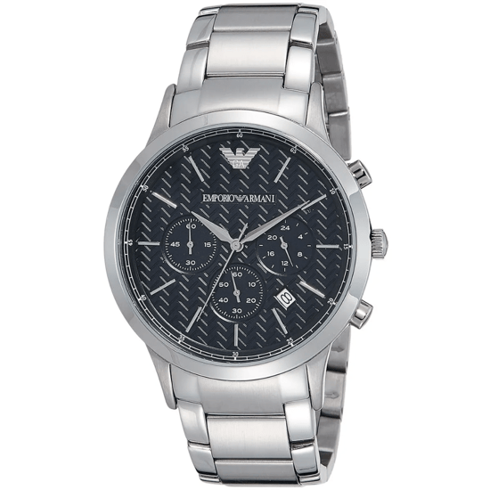 Emporio Armani Renato AR2486 Chronograaf Herenhorloge 43mm Blauwe Wijzerplaat - Image 3