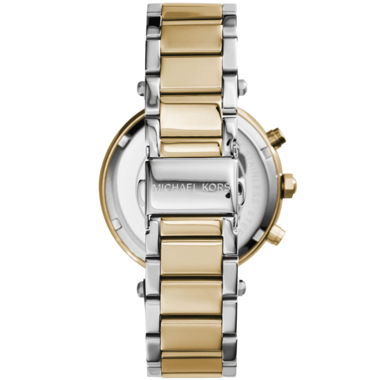 Michael Kors MK5626 Parker Dames Chronograaf Horloge, Bicolor RVS - Image 2