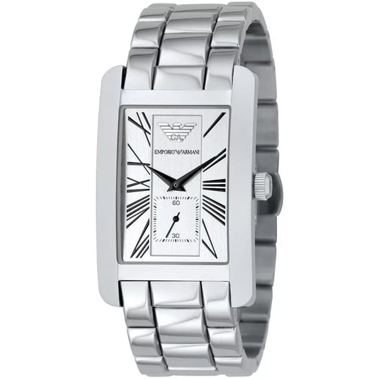 Emporio Armani AR0145 Herenhorloge 32 mm Witte Wijzerplaat RVS - Image 1
