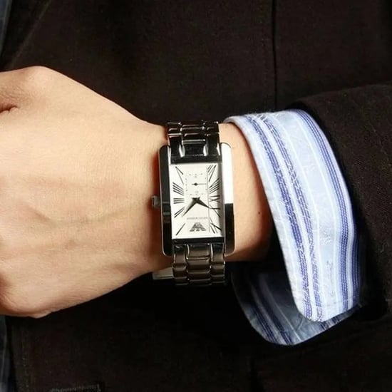 Emporio Armani AR0145 Herenhorloge 32 mm Witte Wijzerplaat RVS - Image 4