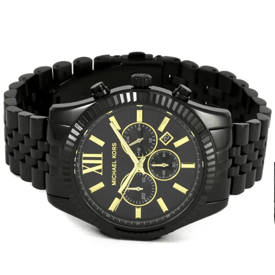 Michael Kors Lexington MK8603 Chronograaf Zwarte Wijzerplaat Herenhorloge - Image 6