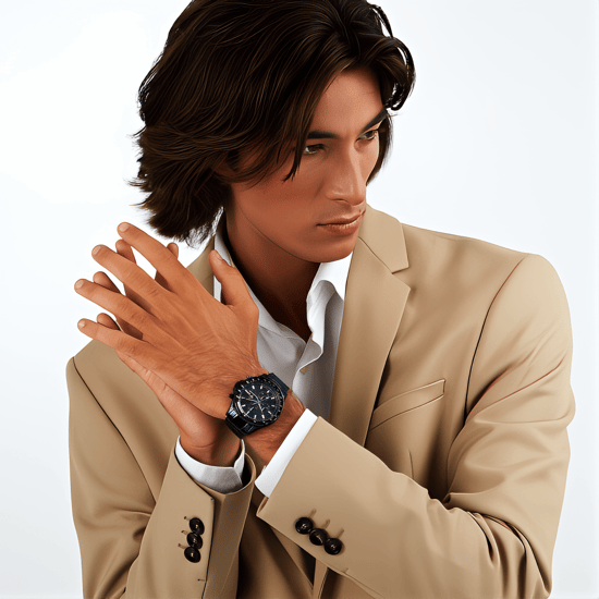 Maserati Sfida chronograaf herenhorloge met blauwe wijzerplaat - Model R8873640023 - Image 4