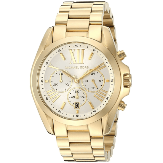 Michael Kors Bradshaw MK6266 Gouden RVS Chronograaf Horloge 43mm - Image 3
