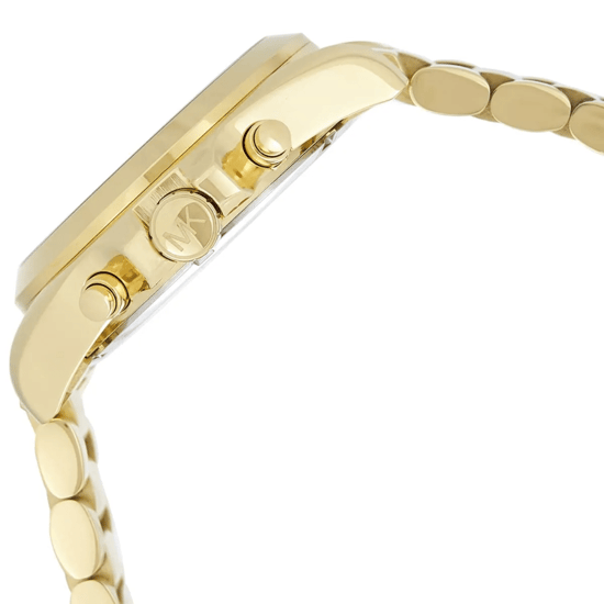 Michael Kors Bradshaw MK6266 Gouden RVS Chronograaf Horloge 43mm - Image 4