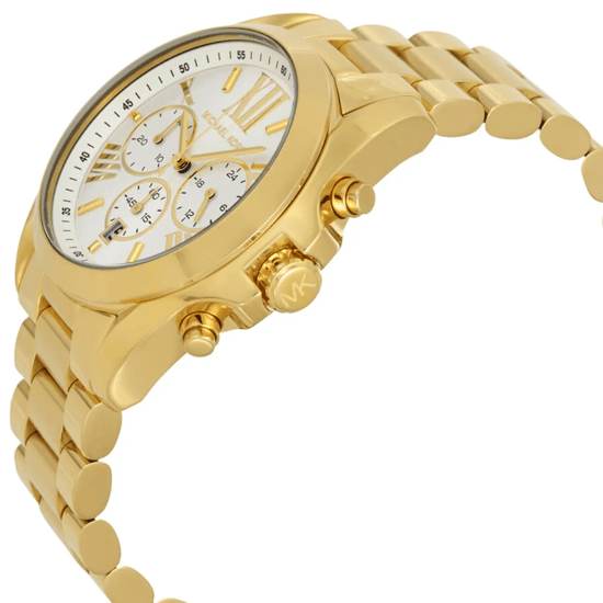 Michael Kors Bradshaw MK6266 Gouden RVS Chronograaf Horloge 43mm - Image 5