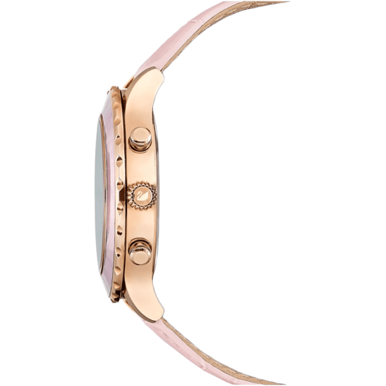 Swarovski Octea 5452501 Roze Gouden Roze Leren Dameshorloge - Image 2
