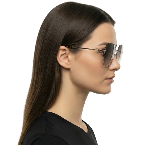 Damen Hexagonale Metalen Zonnebril LO140SL - Image 6