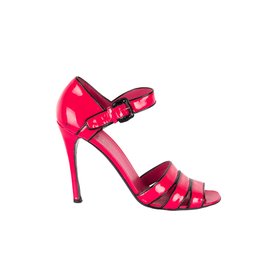 Prada sandalen met hak in felroze - jaren 2010 - Image 1