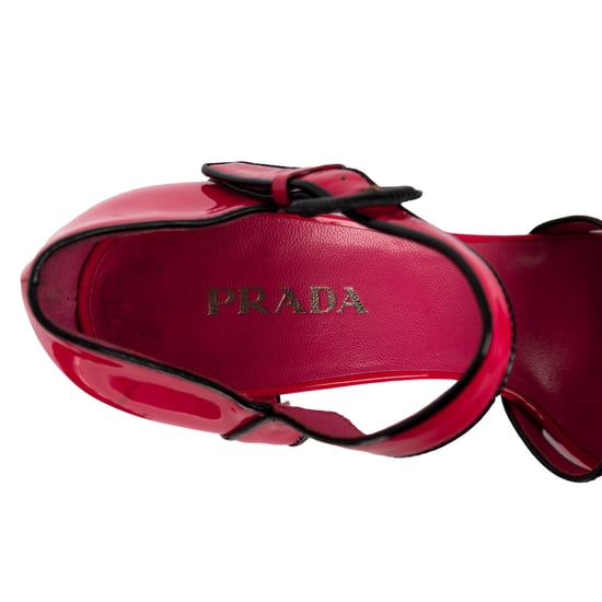 Prada sandalen met hak in felroze - jaren 2010 - Image 5