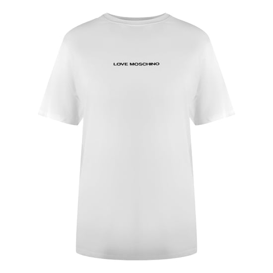 Love Moschino T-shirt Met Opvallend Logo In Wit - Image 1