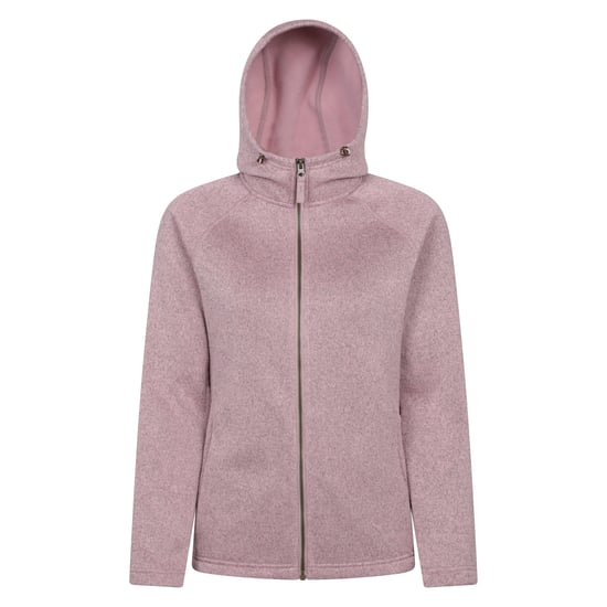 Mountain Warehouse Dames/dames Nevis Full Zip Hoodie (Lichtroze) - Image 1