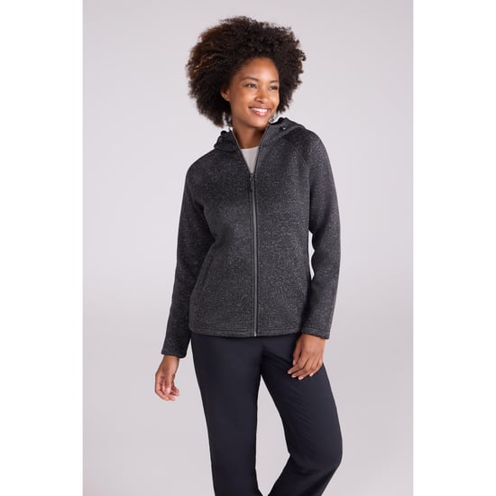 Mountain Warehouse Dames/dames Nevis Full Zip Hoodie (Donkergrijs) - Image 1