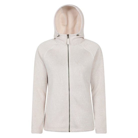Mountain Warehouse Dames/dames Nevis Full Zip Hoodie (Beige) - Image 1