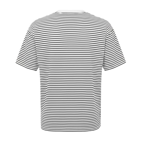 Premier Unisex Volwassen Utility 2.0 Contrast Gestreept Overmaat T-shirt (Zwart/Wit) - Image 2