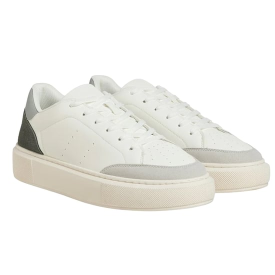 Jack And Jones Heren Aspire Court Sportschoenen (Wit/Damp/Blauw/Kasteelrots) - Image 1
