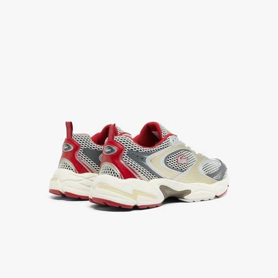 Lacoste Heren Storm 96 2K Synthetisch Leer Trainers (Rood) - Image 3