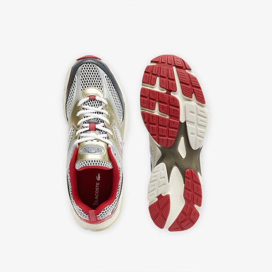 Lacoste Heren Storm 96 2K Synthetisch Leer Trainers (Rood) - Image 4