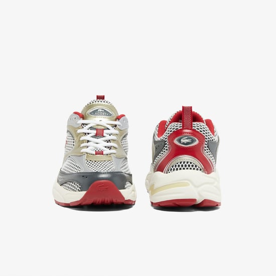 Lacoste Heren Storm 96 2K Synthetisch Leer Trainers (Rood) - Image 5