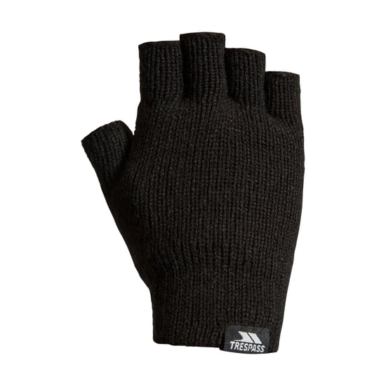 Trespass Dita gebreide vingerloze handschoenen voor volwassenen (Zwart) - Image 1