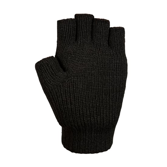 Trespass Dita gebreide vingerloze handschoenen voor volwassenen (Zwart) - Image 2