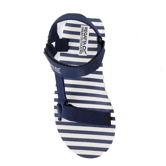 Regatta Dames Lady Vendeavour Stripe Sandalen (Marineblauw) - Image 4