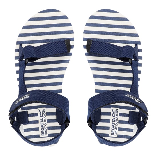 Regatta Dames Lady Vendeavour Stripe Sandalen (Marineblauw) - Image 5