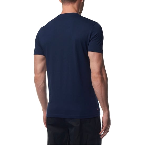 Aquascutum Active Beach Basic T-shirt Met Groot Logo In Marineblauw - Image 4