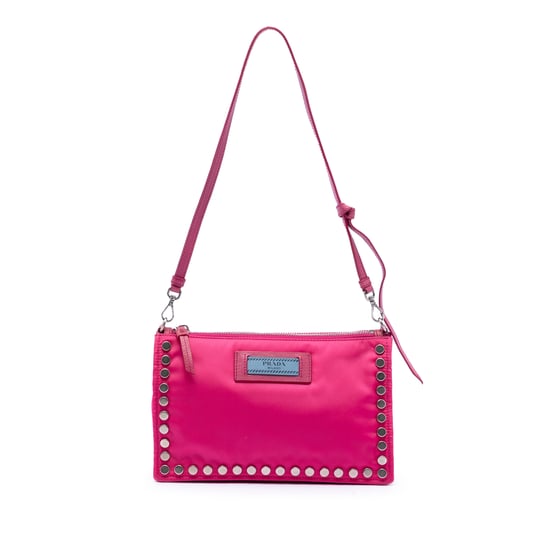 Tweedehands Tessuto Studded Etiquette Schoudertas - Image 1