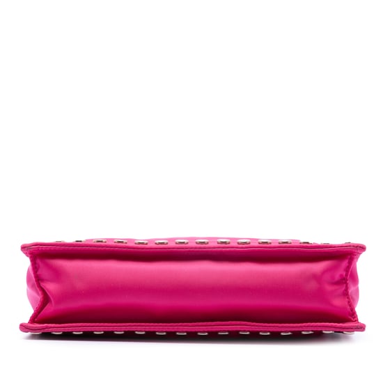 Tweedehands Tessuto Studded Etiquette Schoudertas - Image 3