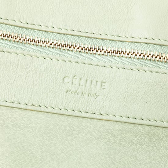 Tweedehands Bicolor Leren Verticale Cabas Tote - Image 6