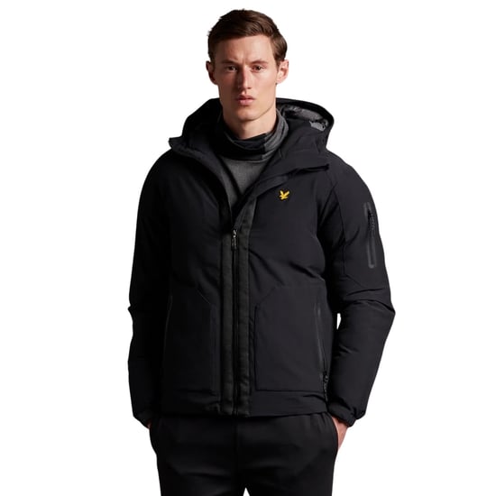 Lyle & Scott Zwarte Gewatteerde Jas - Image 1