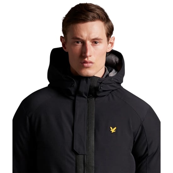 Lyle & Scott Zwarte Gewatteerde Jas - Image 2
