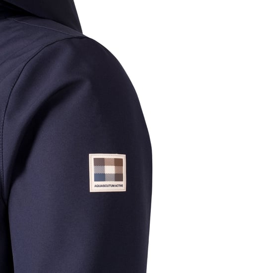 Aquascutum Active Shell Active Mid Parka Marineblauwe Jas - Image 4