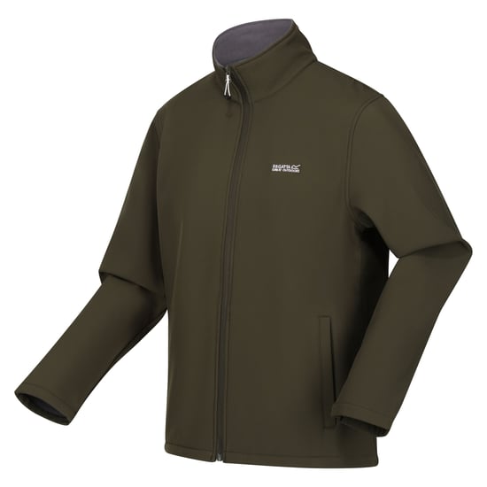 Regatta Heren Cera V Wind Resistant Soft Shell Jas (Donkere Khaki) - Image 3