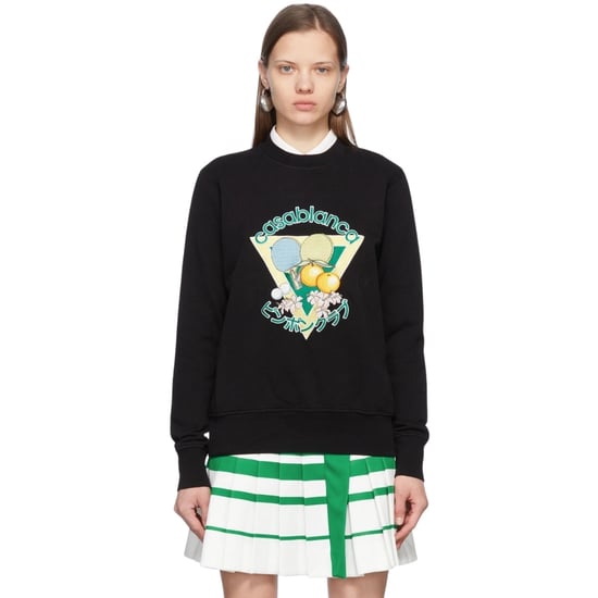 Casablanca Geborduurde Pingpongclub Zwarte Sweatshirts - Image 2