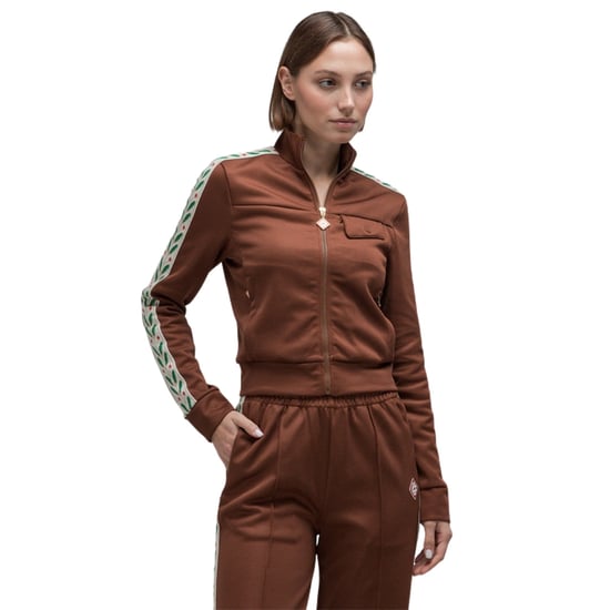 Casablanca Laurel Track Top Bruine Jassen - Image 2