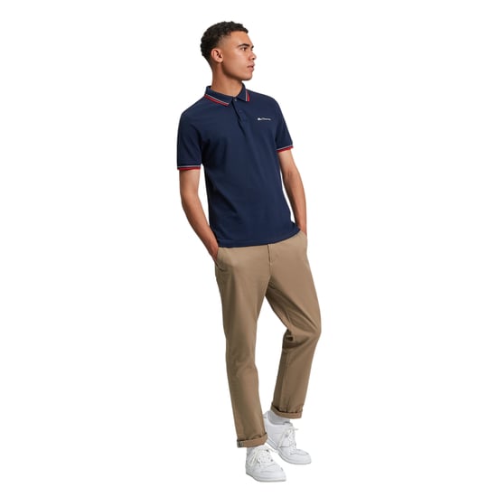Ben Sherman Heren Signature Pique Poloshirt (Donkerblauw) - Image 4