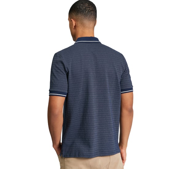 Ben Sherman Heren jacquard poloshirt (Donkere marine) - Image 2