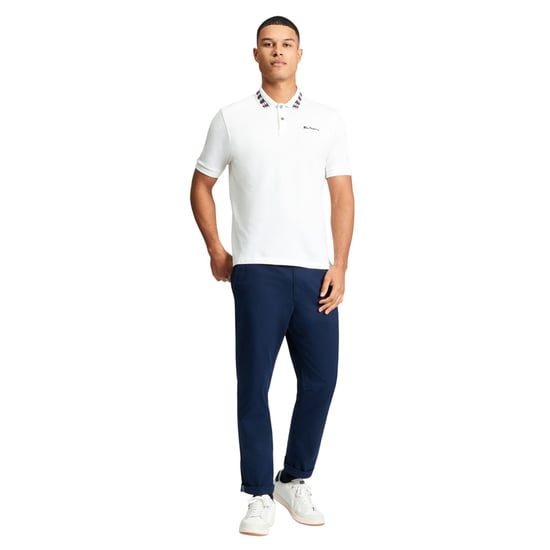 Ben Sherman Heren Rente Poloshirt (Sneeuwwitje) - Image 3
