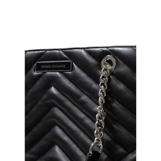 Armani Exchange Zwarte Polyester Handtas - Image 5