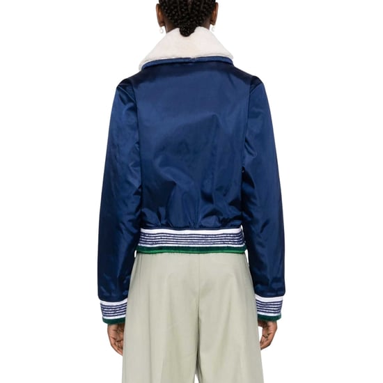 Casablanca Nylon Bomberjack In Marineblauw - Image 4