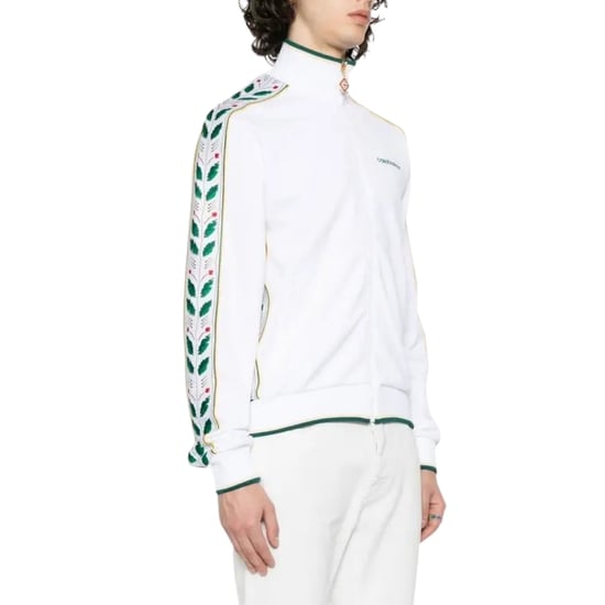 Casablanca Seasonal Laurel Track Top Witte Jassen - Image 3