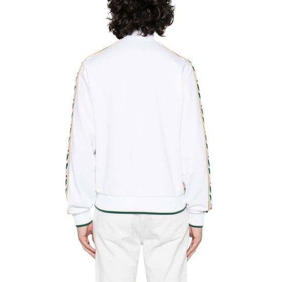Casablanca Seasonal Laurel Track Top Witte Jassen - Image 4